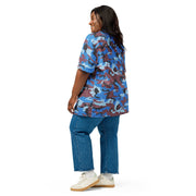Cloud Brushstroke Ivory Coast CAMO Unisex Short-Sleeve Button Shirt - Button-Up