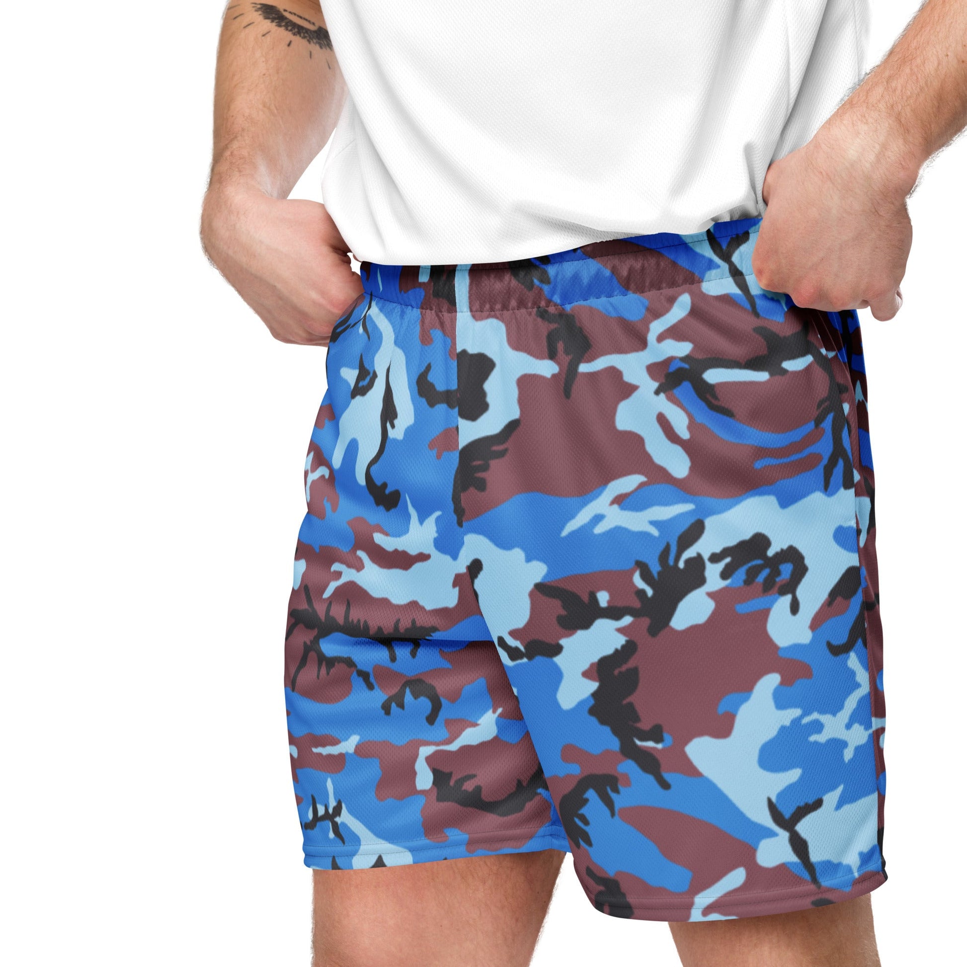 Ivory Coast Gendarmerie CAMO Unisex mesh shorts - Mesh Shorts