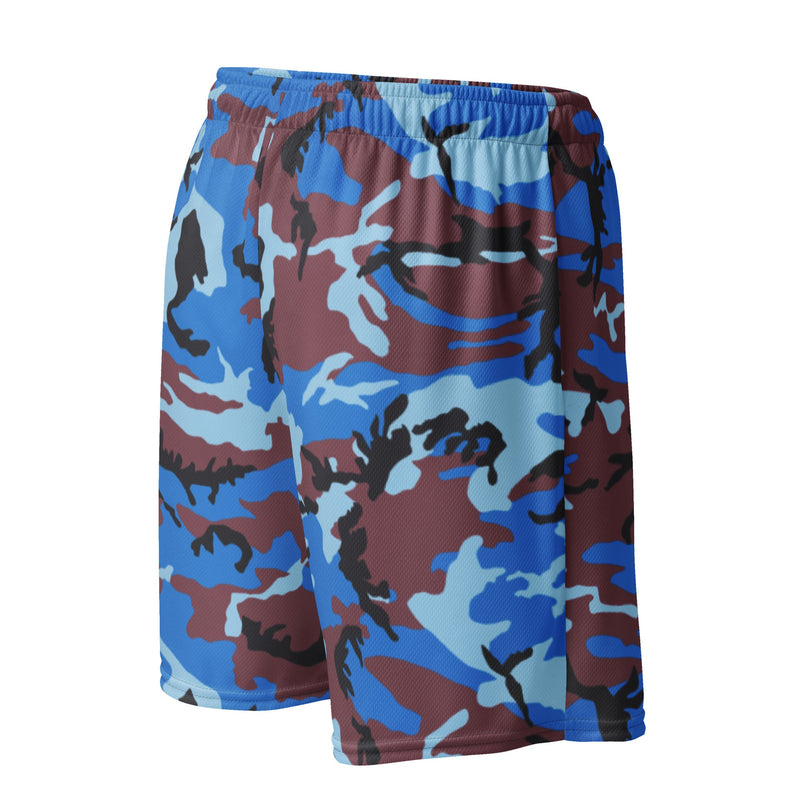 Cloud Brushstroke Ivory Coast CAMO Unisex Mesh Shorts