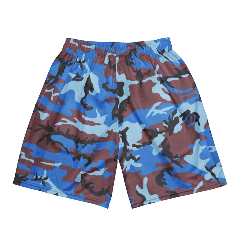 Cloud Brushstroke Ivory Coast CAMO Unisex Mesh Shorts