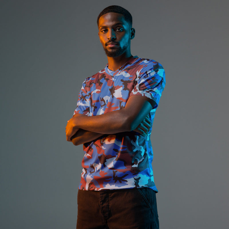Cloud Brushstroke Ivory Coast CAMO Unisex Sports Jersey