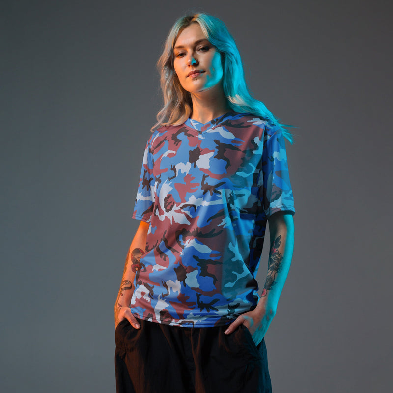 Cloud Brushstroke Ivory Coast CAMO Unisex Sports Jersey