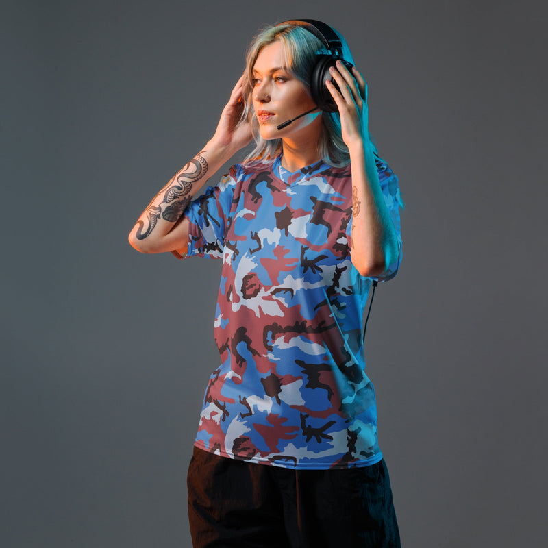 Cloud Brushstroke Ivory Coast CAMO Unisex Sports Jersey