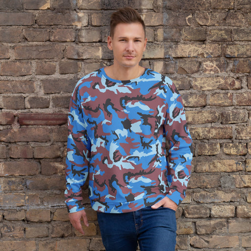 Cloud Brushstroke Ivory Coast CAMO Unisex Sweatshirt - 2XS