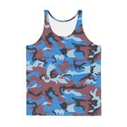 Cloud Brushstroke Ivory Coast CAMO Unisex Tank Top - Shirt