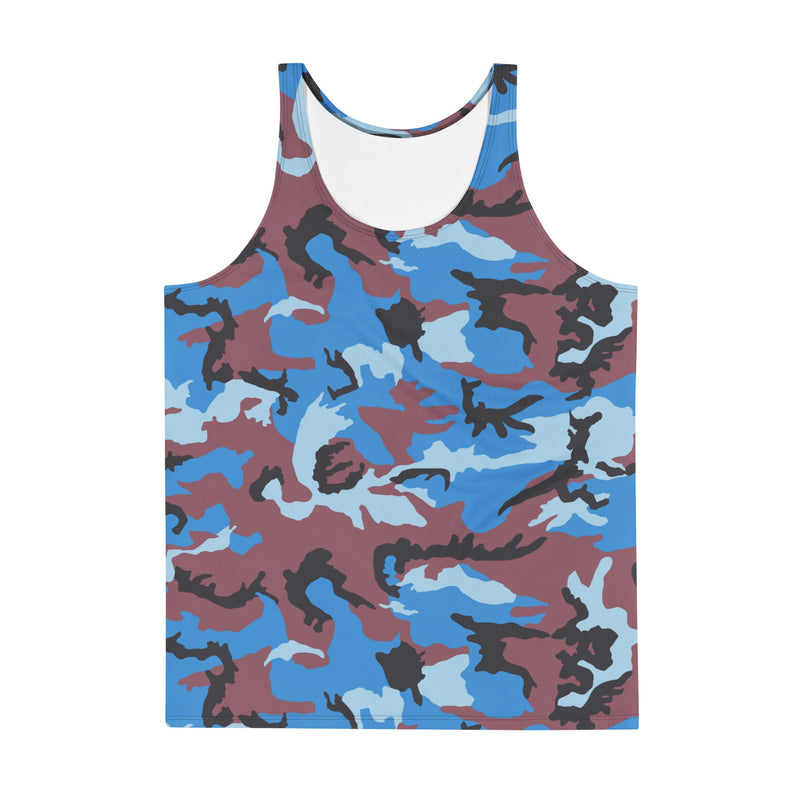 Cloud Brushstroke Ivory Coast CAMO Unisex Tank Top - Shirt