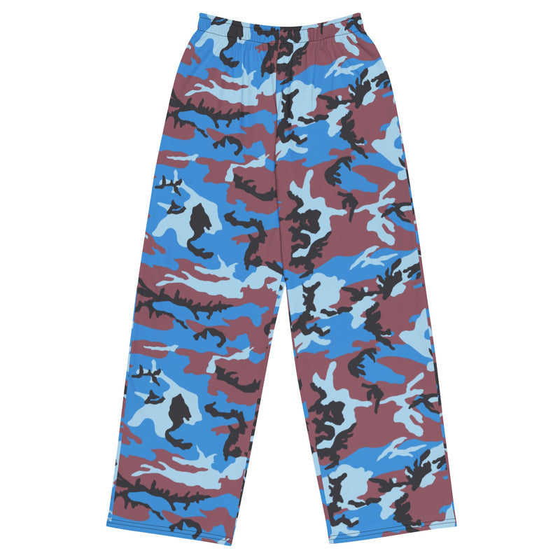 Cloud Brushstroke Ivory Coast CAMO Unisex Wide-Leg Leisure Pants - 2XS - Pant
