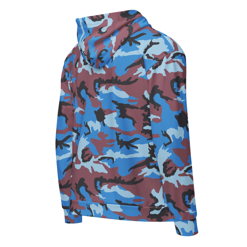 Cloud Brushstroke Ivory Coast CAMO Unisex Zip Hoodie