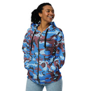 Cloud Brushstroke Ivory Coast CAMO Unisex Zip Hoodie