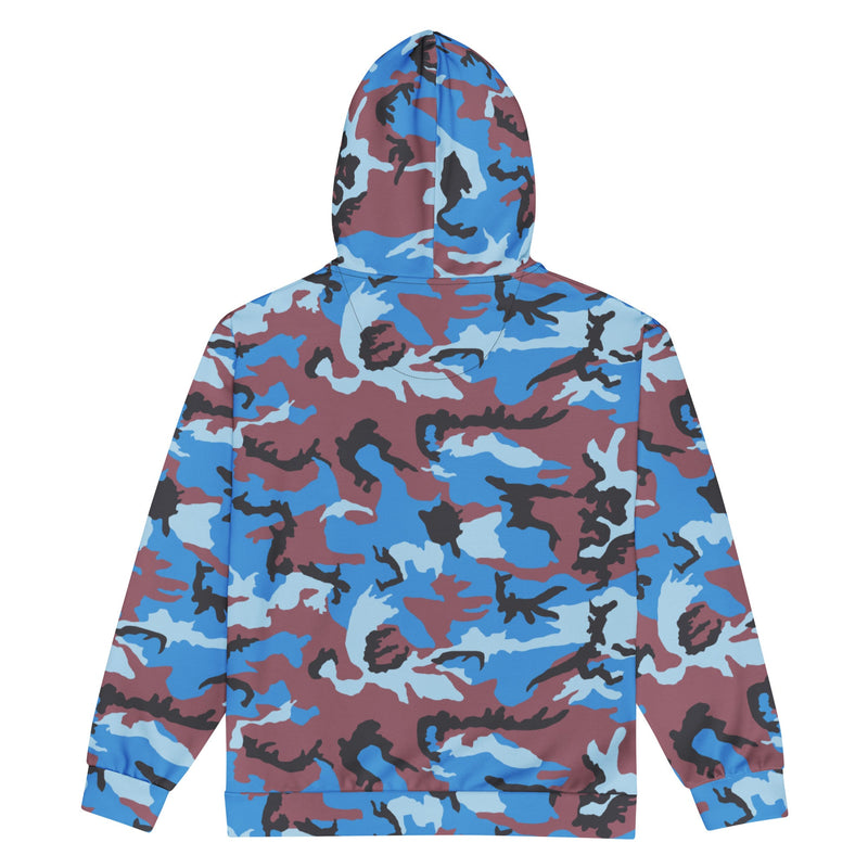 Cloud Brushstroke Ivory Coast CAMO Unisex Zip Hoodie