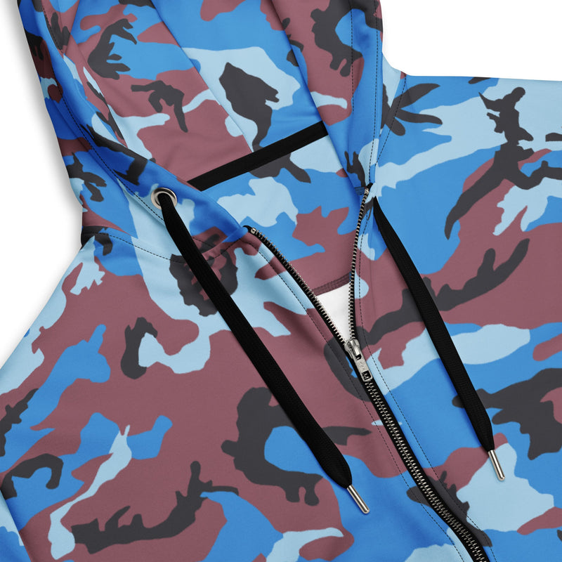 Cloud Brushstroke Ivory Coast CAMO Unisex Zip Hoodie