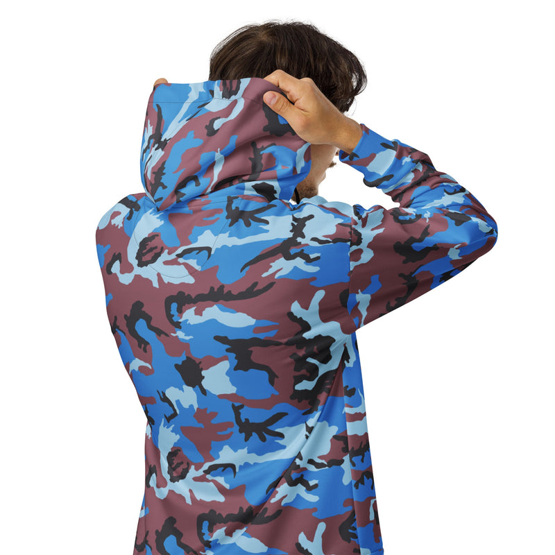 Cloud Brushstroke Ivory Coast CAMO Unisex Zip Hoodie