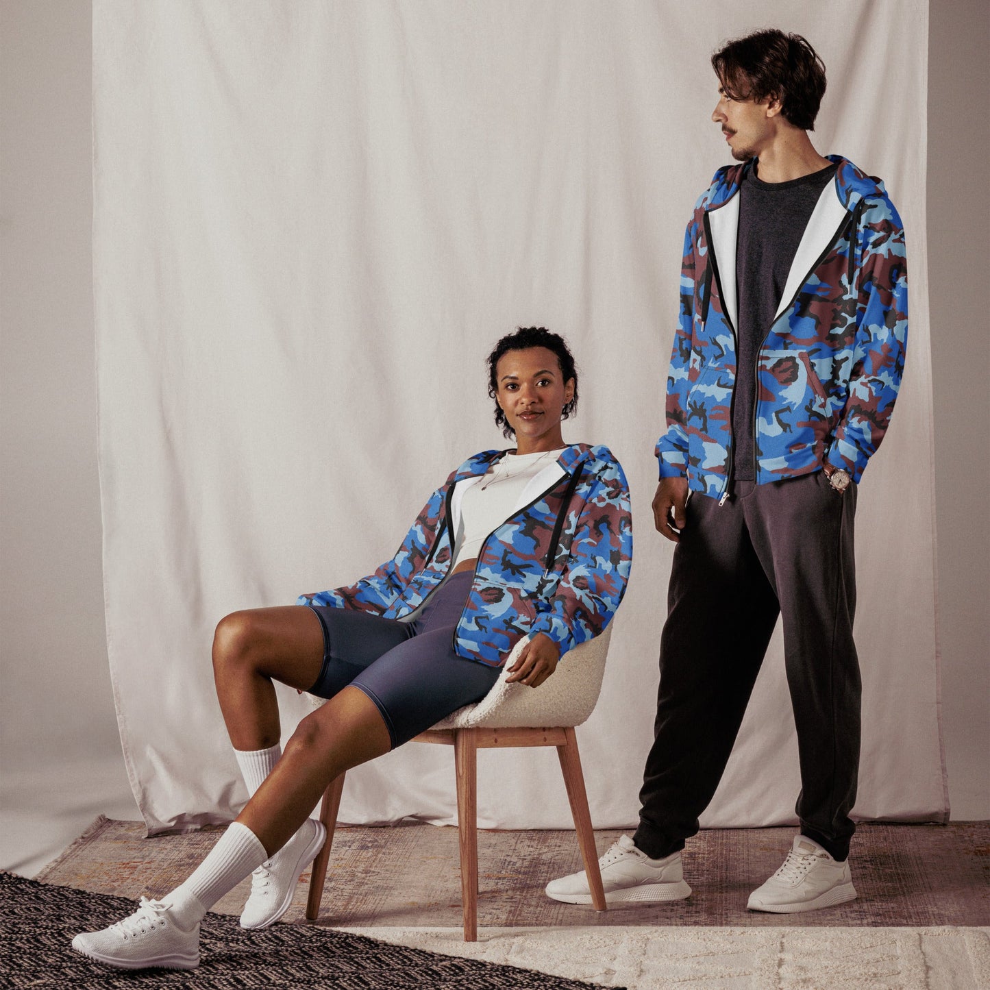 Ivory Coast Gendarmerie CAMO Unisex zip hoodie - Zip Hoodies