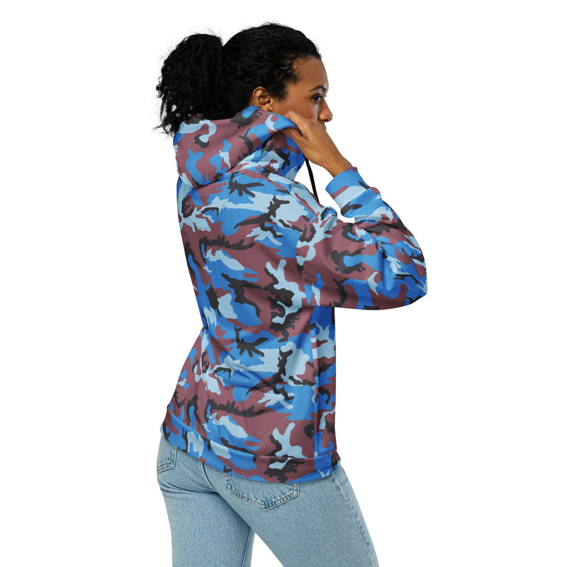 Cloud Brushstroke Ivory Coast CAMO Unisex Zip Hoodie