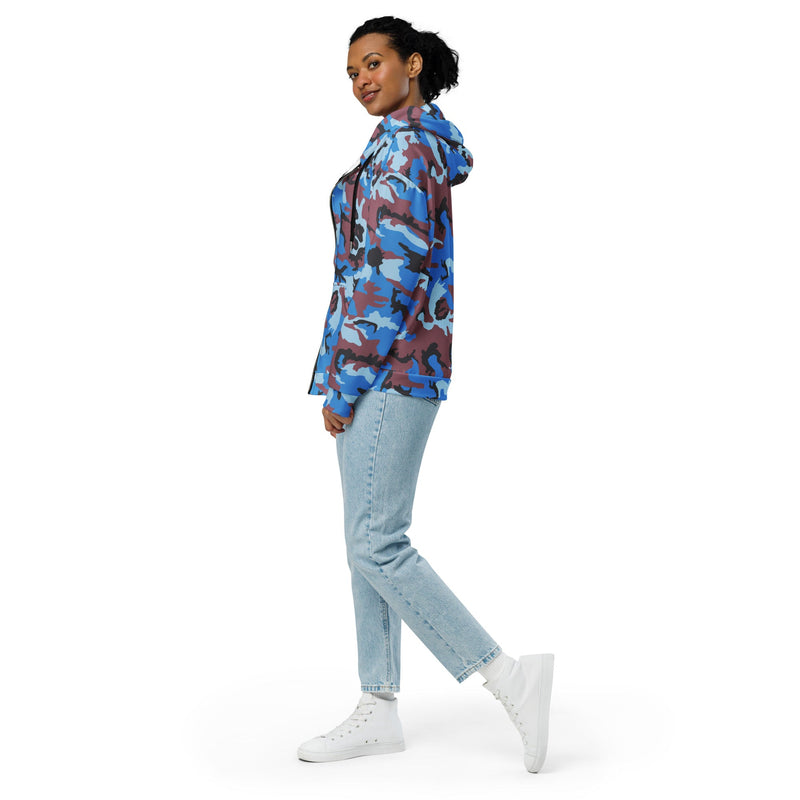 Cloud Brushstroke Ivory Coast CAMO Unisex Zip Hoodie