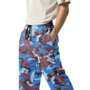 Cloud Brushstroke Ivory Coast CAMO Unisex Wide-Leg Joggers