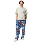 Cloud Brushstroke Ivory Coast CAMO Unisex Wide-Leg Joggers