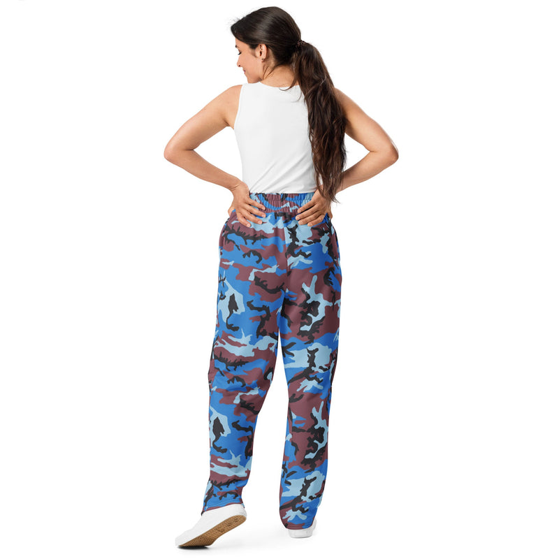 Cloud Brushstroke Ivory Coast CAMO Unisex Wide-Leg Joggers