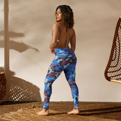 Ivory Coast Gendarmerie CAMO Yoga Leggings - Womens