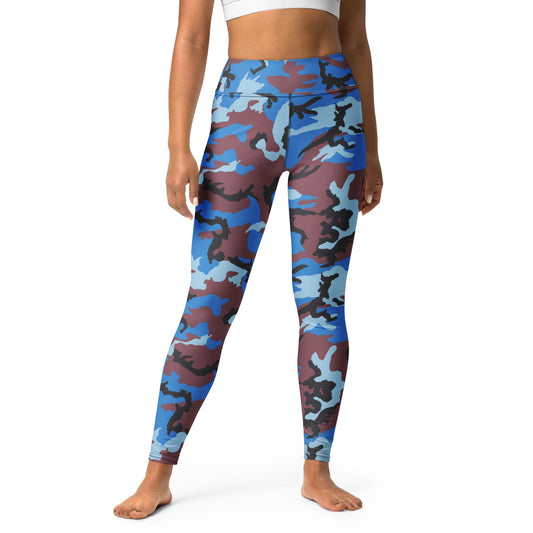 Ivory Coast Gendarmerie CAMO Yoga Leggings - XS - Womens