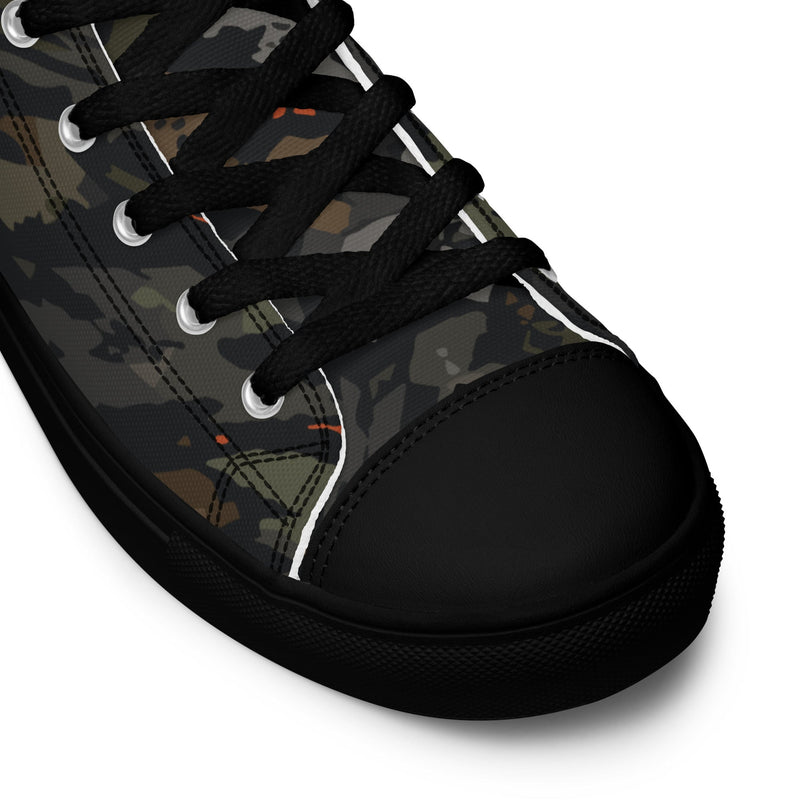 Jager Built by Fire Signature CAMO Mens High-Top Canvas Shoes