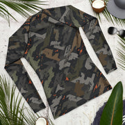 Jager Built by Fire Signature CAMO Mens Long-Sleeve Rash Guard - LS
