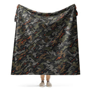 Jager Built by Fire Signature CAMO Sherpa Blanket - 60″×80″