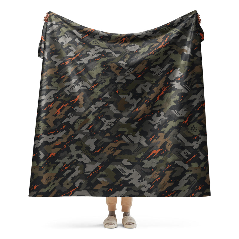 Jager Built by Fire Signature CAMO Sherpa Blanket - 60″×80″