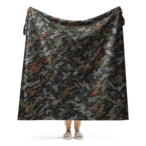 Jager Built by Fire Signature CAMO Sherpa Blanket - 60″×80″