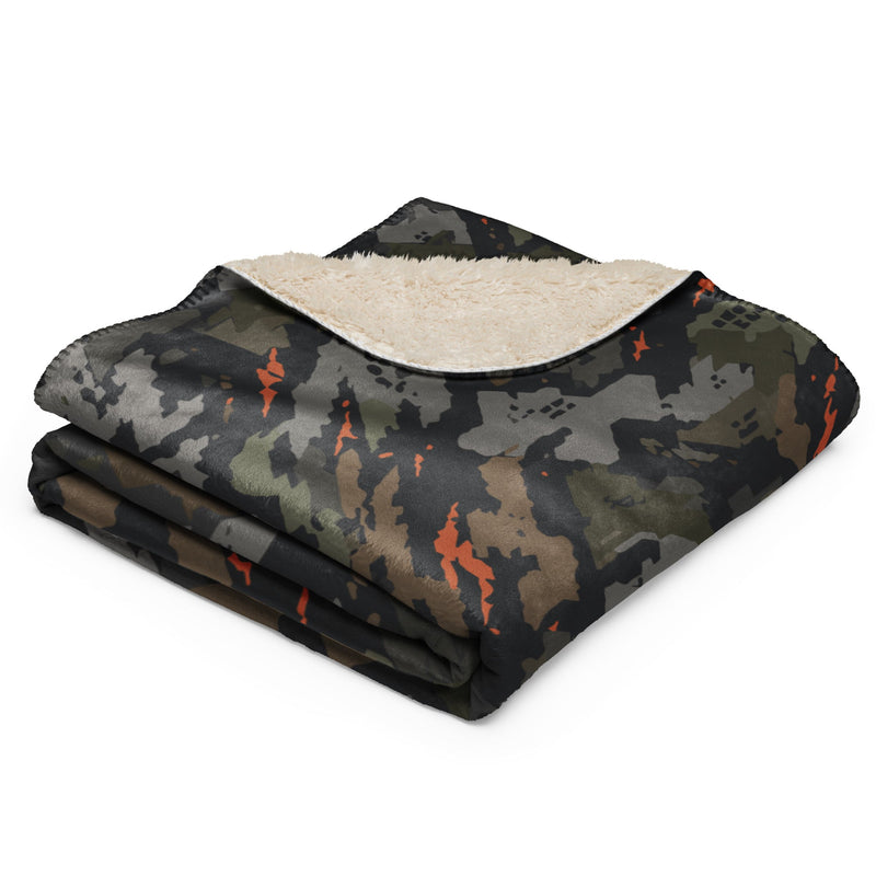 Jager Built by Fire Signature CAMO Sherpa Blanket