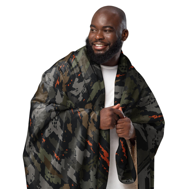 Jager Built by Fire Signature CAMO Sherpa Blanket