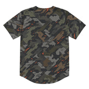 Jager Built by Fire Signature CAMO Unisex Baseball Jersey