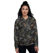 Jager Built by Fire Signature CAMO Unisex Bomber Jacket