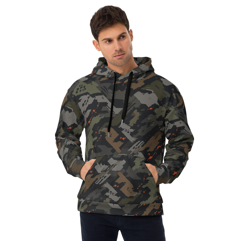 Jager Built by Fire Signature CAMO Unisex Hoodie - 2XS