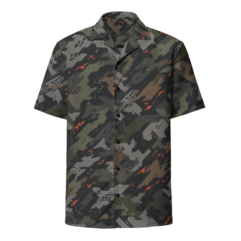 Jager Built by Fire Signature CAMO Unisex Short-Sleeve Button Shirt - Button-Up