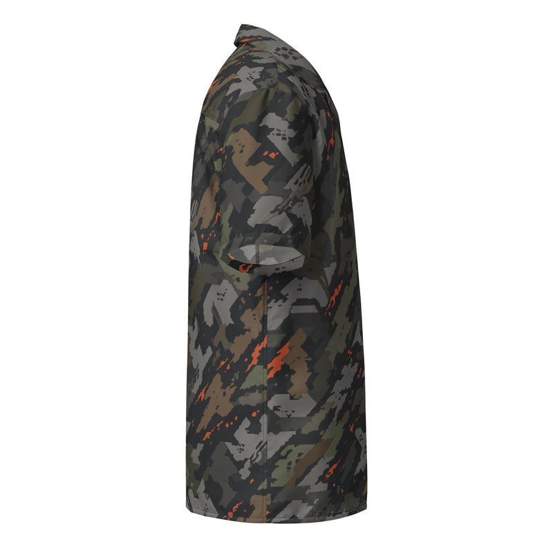 Jager Built by Fire Signature CAMO Unisex Short-Sleeve Button Shirt - Button-Up