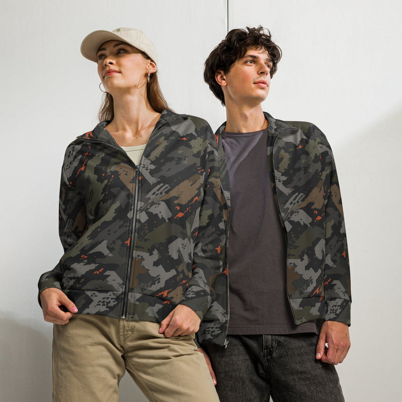 Jager Built by Fire Signature CAMO Unisex Track Jacket - 2XS