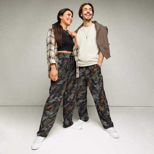 Jager Built by Fire Signature CAMO Unisex Wide-Leg Joggers - 2XS
