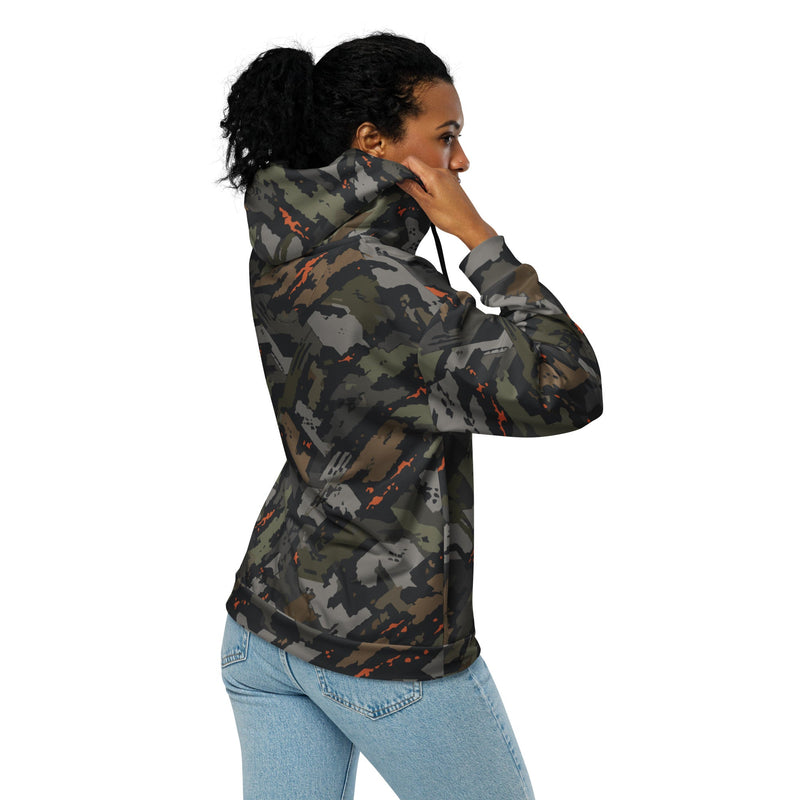 Jager Built by Fire Signature CAMO Unisex Zip Hoodie
