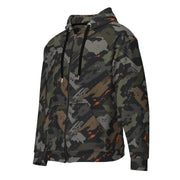 Jager Built by Fire Signature CAMO Unisex Zip Hoodie