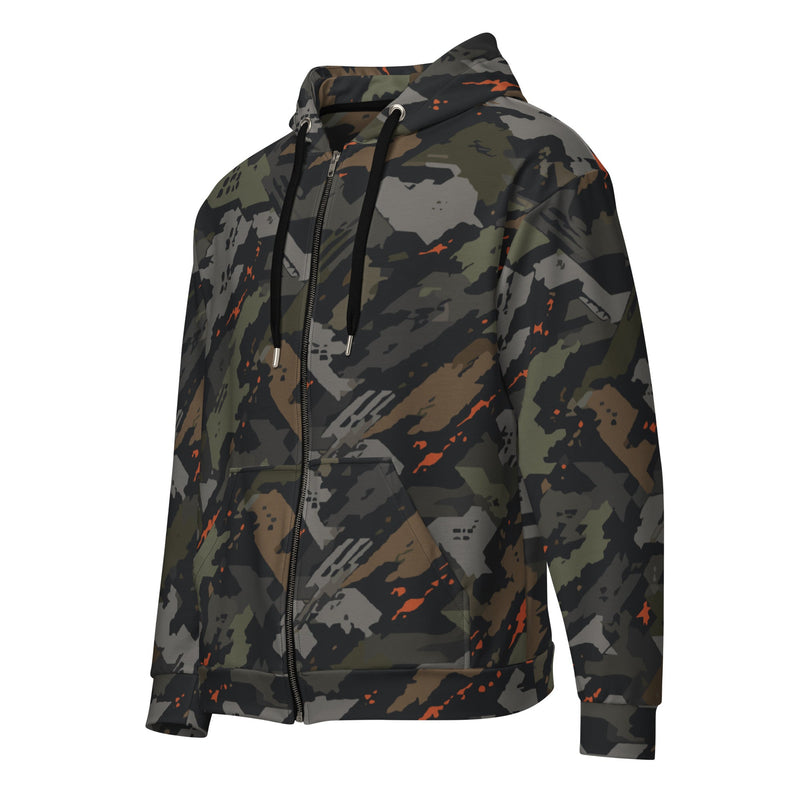 Jager Built by Fire Signature CAMO Unisex Zip Hoodie