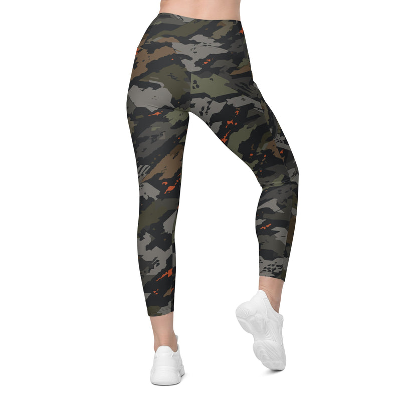 Jager Built by Fire Signature CAMO Womens Leggings with Pockets - Women