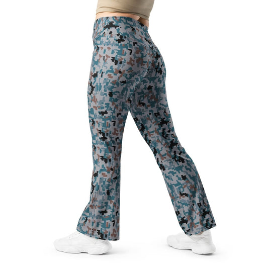 Japanese Air Self-Defense Force (JASDF) Digital CAMO Flare leggings - Womens Leggings