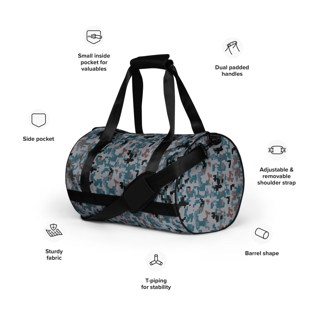 Japanese Air Self-Defense Force (JASDF) Digital CAMO gym bag - Gym Bag