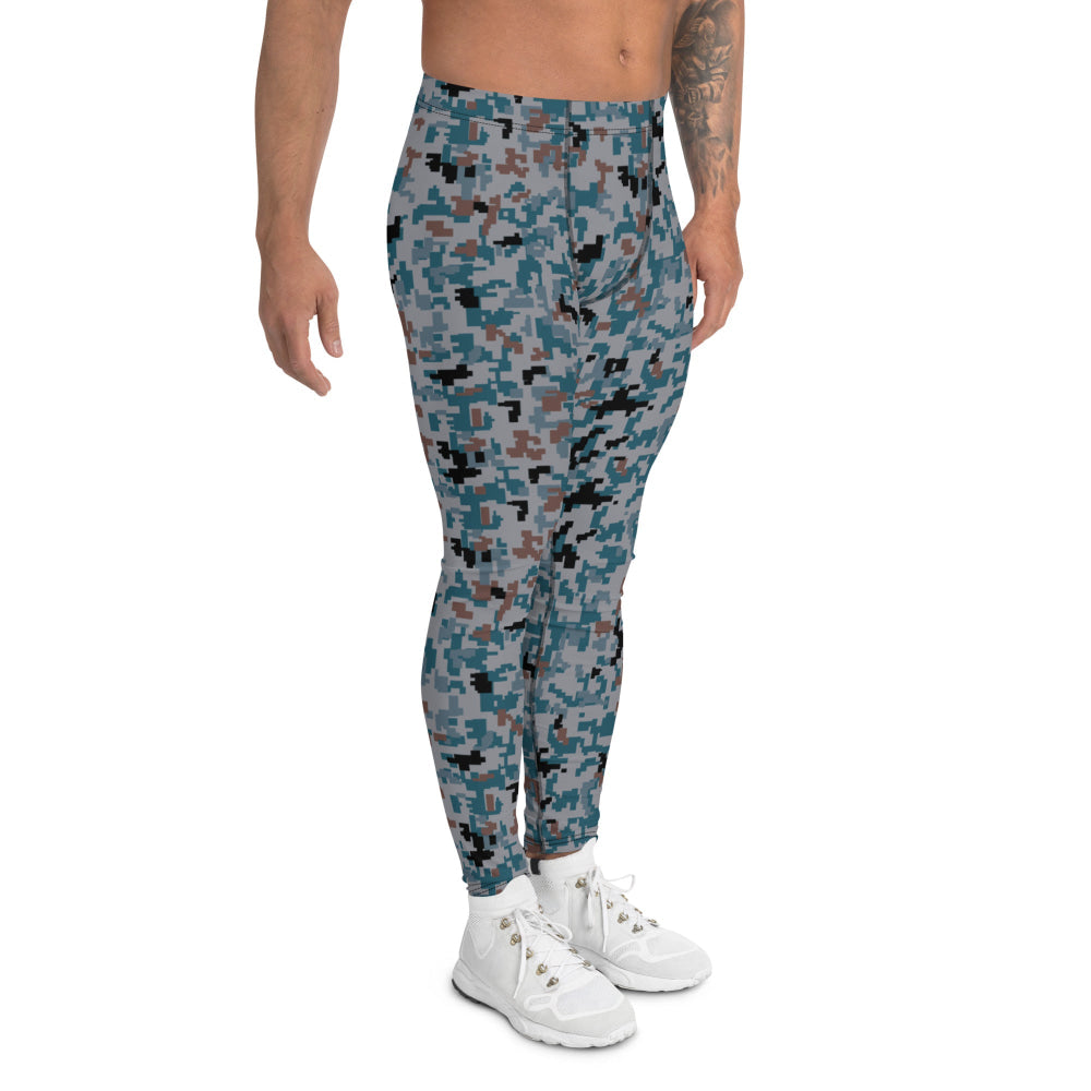 Japanese Air Self-Defense Force (JASDF) Digital CAMO Men’s Leggings - Mens