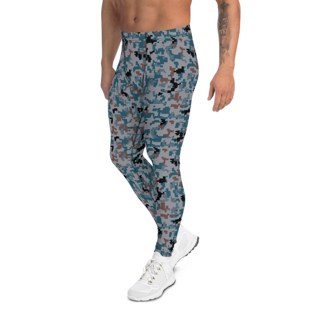 Japanese Air Self-Defense Force (JASDF) Digital CAMO Men’s Leggings - Mens