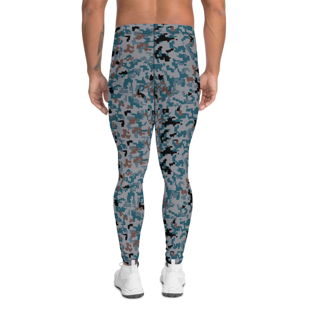 Japanese Air Self-Defense Force (JASDF) Digital CAMO Men’s Leggings - Mens