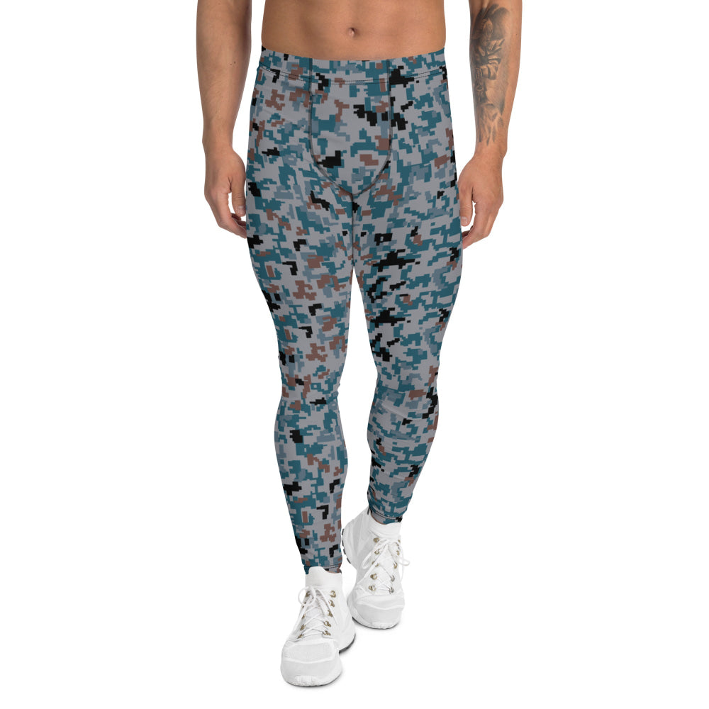 Japanese Air Self-Defense Force (JASDF) Digital CAMO Men’s Leggings - XS - Mens