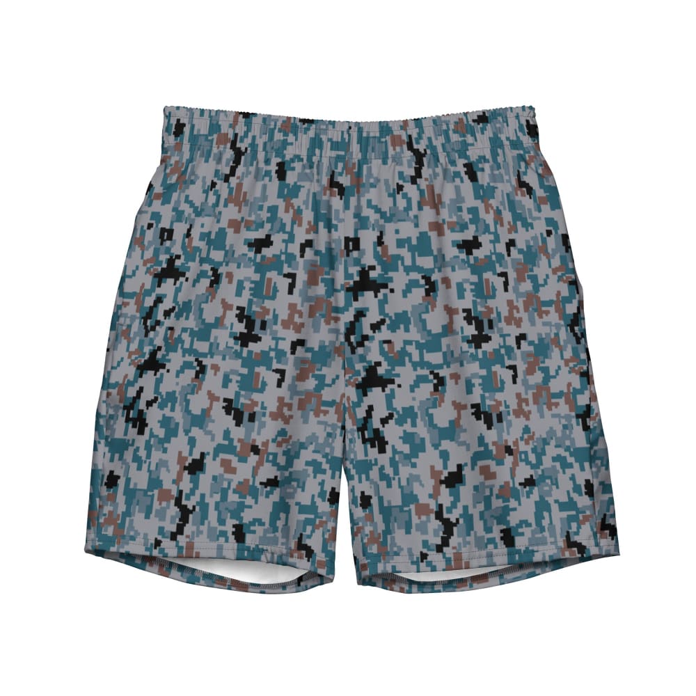 Japanese Air Self-Defense Force (JASDF) Digital CAMO swim trunks - Mens Swim Trunks