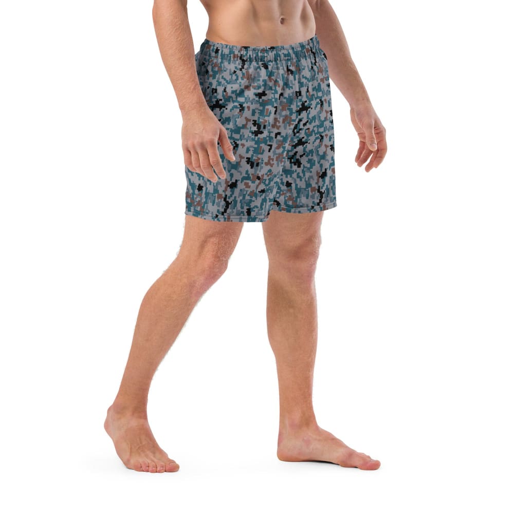 Japanese Air Self-Defense Force (JASDF) Digital CAMO swim trunks - Mens Swim Trunks